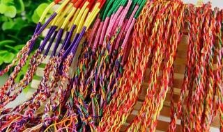 五彩绳编法说法 五彩绳编法